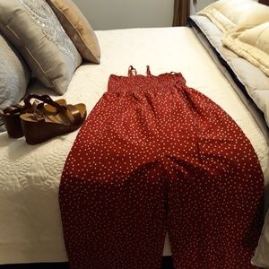 Poyester/spandex jumpsuit